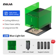 DAJA V1 10W Laser Engraver Desktop Handmade Studio for Stainless Steel Wood Cloth DIY304 Steel Custo