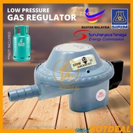 [SIRIM] Low Pressure Gas Regulator Gas Cylinder Head Kepala Gas Serbaguna Sirim Approved Kepala Tekanan Rendah