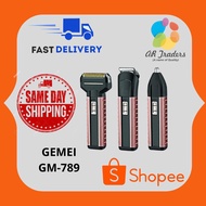 GEMMY 789 HAIR AND BEARD TRIMMER 3 IN 1