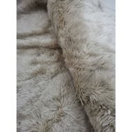 Faux fur throw /blanket rug/
