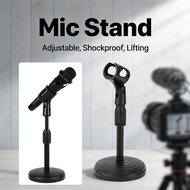 Pemegang Mikrofon KTV Live Meeting Karaoke Table Desktop Stand Adjustable Zoom