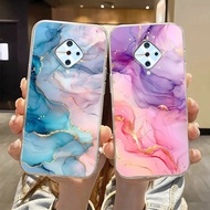 For Vivo S1 Pro 1920 Case Luxury Fashion Marble Clear Shockproof Back Cover Silicone Soft Phone Casi