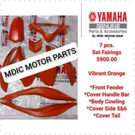 1 set fairings Vibrant orange Aerox v1 Yamaha Genuine Parts