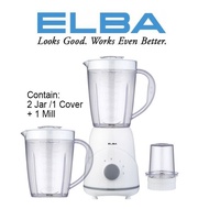 ELBA 1.5L Twin Jug Blender With 1 Grinder Mill, BEG-J1536FJ