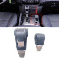 For PAJERO V93V97V87 PAJERO SPORT2 KH0W KNOB,GEARSHIFT LEVER BLACK LEATHER Gear head Transfer case 4