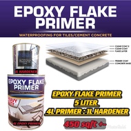 Federal Paint Epoxy Flake Primer / Epoxy Undercoat untuk Flake Coating (Heavy Duty and Professional 