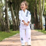 Brazil Judo Suit Female Cute Embroidery BJJ GI Judo Suit Children's Professional Training Suit