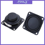 QUU 2Pcs Internal Speakers 40mm 4Ohm 5W Portable Speakers Multimedia Speakers Square Shape Speakers 