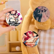 Anime Y-Yakuza F-Fiance Manga Badges Anime Round Laser Badge Cartoon Brooch Clothes Backpack Accesso