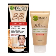 Garnier SkinActive BB Cream Anti-Ageing Medium บีบีครีมรองพื้นผิวหน้าเนื้อบางเบาสูตรพิเศษช่วยสินค้าน