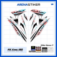 MX48c Motif Yamaha MX King 150 Exciter Sniper Striping Stickers Variations already laminated Sticker