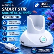 AutoAqua SS-100 水族箱 USB 可充電液體試劑自動混合水質測試智慧攪拌磁力攪拌器，適用於測試套件
