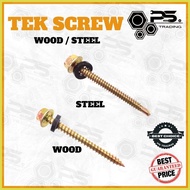 ➝ ◸ ➮ TEK SCREW FOR WOOD|STEEL (SOLD PER BOX) text screw | tex screw tekscrew per box