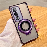 Casing For OPPO A3 Pro 5G Case Shockproof Electroplated TPU Stand Cover Phone Case For OPPOA3 Pro 5G