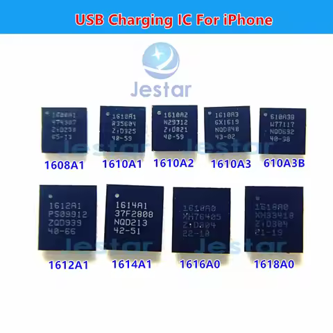 10pcs 1610A1 1610A2 1610A3 610A3B 1612A1 1614A1 1616A0 1618A0 610A3C U2 USB Charging IC for iPhone 5