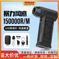 Violent Fan Violent Hair Dryer High-Speed Brushless Motor Conduct Vortex Fan Same Style