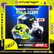 GIVI M30.5 SCUDO [NEW] D-VISOR HPS SMOKE DOUBLE VISOR ITALIAN DESIGN [100%ORIGINAL] HELMET GIVI TOPI