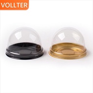 1/2 50x Lightweight And Portable Disposable Round Egg Yolk Box Easy To Carry And Moon Cake Box