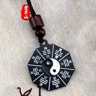 Tai Chi Gossip Pendant Men's Women's Gossip Pendant Keychain Gossip Chart Necklace Retractable Taois