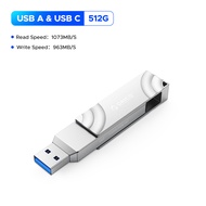 ออริโก้ไดรฟ์ปากกาคู่ USB 3.0ความเร็วสูง Pendrive 16GB 32GB 64GB ดิสค์ยูเอสบี U Mini Type-C 2-In-1 Pe