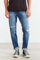 【HYDRA】LEVIS Levi's Slim Fit 淺藍 刷白 單寧 破壞 窄版 合身 牛仔褲【511-1851】