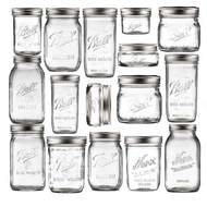 American Glass Mason Jar Glass Sealed Jar Bucket Grass Bottle Tea Jar Storage Jar Snack Jar Jar Brea