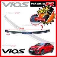 ALL NEW Toyota Vios 2019 to 2025 OEM Rear Stepsill Black Chrome Bumper Guard Step Sill Thailand Qual