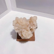 Crystal Corner 隅石丨印度橘沸石點綴綠鑽共生魚眼石271丨淨化