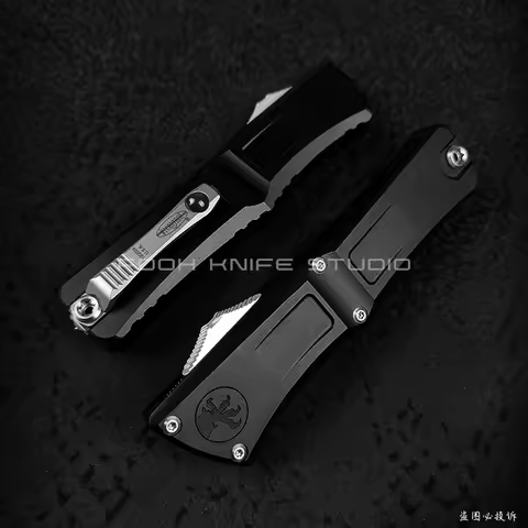 FOOH KNIFE STUDIO NEW VERSION GEN 3 COMBAT TROODON III Tactical Gear MICRO TECH D2 Steel CNC 6061 Al