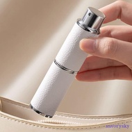 SAVORYSKY​ Perfume Bottle Atomizer, Leather Empty Rotating Spray Pump Bottle, Pocket Size 8ml Portab