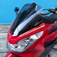 ชิวหน้าPcxพร้อมกระจก ชิว Pcx 2014-2017 แถมฟรีกระจกทรงนินจา HMA ทรงเดิม งานตัดเลเซอร์ ไร้ขอบ หนา 3 ม