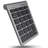 Macally Bluetooth Number Pad for Laptop - Wireless Numeric Keypad - 35-Key Numeric Keypad for Data E