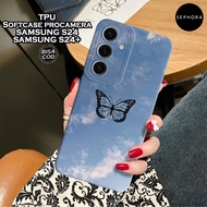 Samsung S24 Case Latest S24+/ - Butterfly Fashion Case - Samsung S24 Softcase S24+/ - Pro Camera Cas