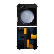 Samsung Galaxy Z Flip 5 4 3 5G Puzzle Wood DF611 Case