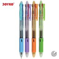 Joyko BP-199 3-color Ball Pen Trico/ 0.7 mm/ 3 Colors / Colors