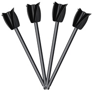 4Pcs Epoxy Mixing Stick Paint Stirring Rod Putty Cement Paint Mixer Attachment with Drill Chuck for Oil Paint