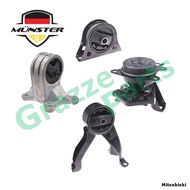 (4pc) Münster Präzision Technology MIT6021 Engine Mounting Set for Mitsubishi Grandis NA4W 2.4 4G69