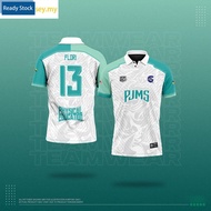 Jersey Retro Collar Football Barcelona Jersey Rakuten Jersi Premium Unisex Short Polo T Shirt Baju R