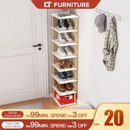 Rak Kasut Multi-layer Shoe Rack Rak Kasut Kayu Shoe Storage Rack Storage rack almari kasut bertutup Rak Kasut Murah