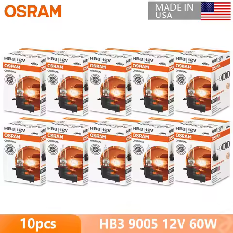OSRAM H4 H7 9005 HB3 9006 HB4 Car White Headlight Original Bulbs H8 H9 H11 H16 Halogen Lamps Made in