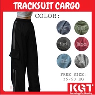 KGT TRACKSUIT CARGO SlimFit Perempuan Ladies Cargo Slimfit Pants Seluar tracksuit Cargo