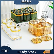 6pcs Set Bekas Kuih Raya Kedap Udara Balang Kuih Raya Spice Container Balang Plastik Food Jar Balang