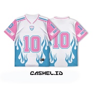 Coquette Rugby Jersey Number Series 10 Hockey Jersey/ Streetwear/ Jersey/ Boxy Fit/ Retro/ Vintage/ 