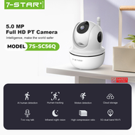 7-STAR* 5G 5MP Dual-Band Wi-Fi 6 | 5GHz QUHD AI Wireless IP Camera CCTV (APP:O-KAM Pro) with Micro U