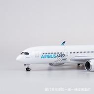 With wheels and lights 1:142Airbus A350Simulated Civil Aviation Passenger Airplane Model Prototype B