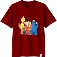NK FASHION ELMO character t-shirt | Elmo & Friends T-Shirt - Cotton 30's Extra Soft - Kids, Teens & 