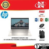 HP PAVILION 15-EG3052TU - GOLD (I5-1335U,H&S,8G,512SSD,IRISX,15.6'FHD,RSLOTX1,SSLOTX0,W11)