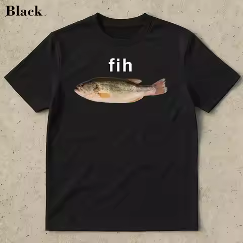 Fih Fish Meme Shirt - Stupid Meme Shirt, Funny Meme Shirt, Brain Rot High-end Luxury hot product Ove