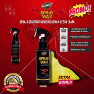 GLOWSIX SPRAY WAX - MOTORCYCLE BODY POLISH, MOTORCYCLE PAINT POLISH, 100ML SEMI COATING WAX PAINT