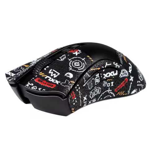 Mouse Grip Tape Stickers for Razer Deathadder V2 / V2 Pro Mouse Anti Slip Skin Self-Adhesive Pre-Cut